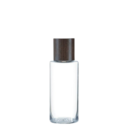100 ml Round Glass Polymer Lotion Bottle - 4004