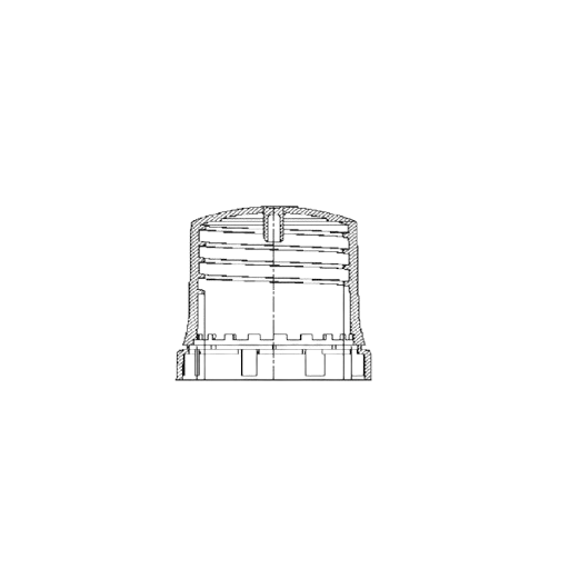 PP Closure - Insert / Plug - Smooth Wall - 1824