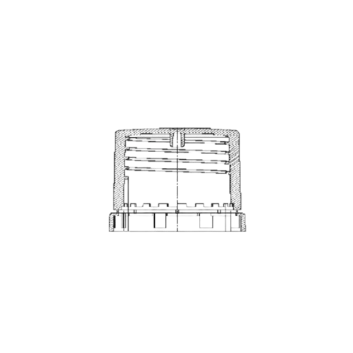 28/410 PP Temper Evident Cap - Smooth Wall - 1824/1